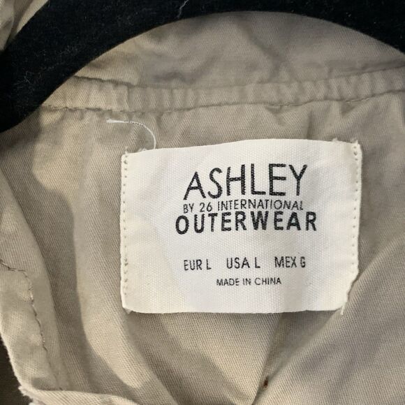 Ashley Outerwear Jacket Utility Women L Tan Cargo Military Gorpcore Streetwear - Picture 3 of 6